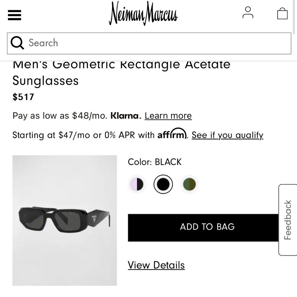 Prada sunglasses (for men but really can be unisex) - Picture 5 of 8